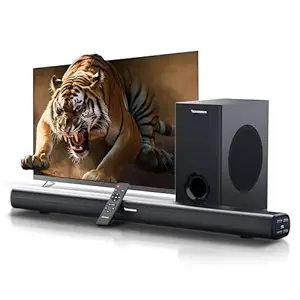 CrossBeats Blaze B600 Max 2.1 Home Theatre 325W Sound bar for TV with subwoofer| Remote Control | Bluetooth Speaker with Bass