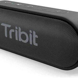 Tribit XSound Go Bluetooth Speaker 16W with Loud Sound & Rich Bass,24H Playtime,IPX7 Waterproof, Wireless Stereo Pairing, Type-C,100ft Bluetooth