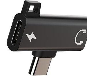 USB C Headphone Adapter Dongle(2in1) DAC Dual Type-C Charger Apple iPhone15 Pro Max Plus Ipad Pro Air Mini Aux Splitter Cable Compatible for Samsung Galaxy LG Pixel Charge Audio Jack Accessories for every iphone