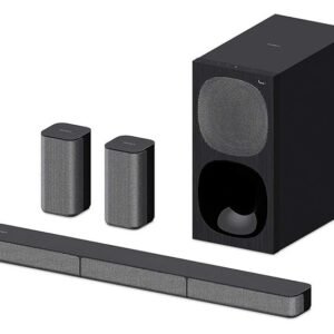 Sony HT-S20R Real 5.1ch Dolby Digital Soundbar for TV with subwoofer and Compact Rear Speakers, 5.1ch Home Theatre System